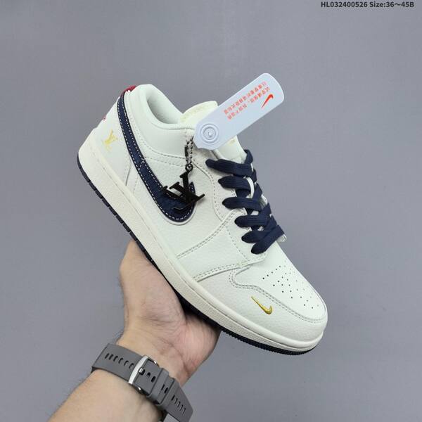 Jordan Air Jordan 1 Low White/Navy/Gold EU 36-45 casual