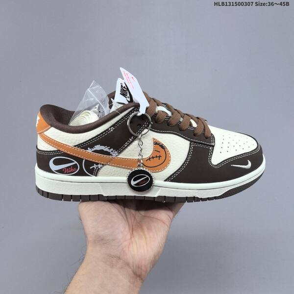Nike SB Dunk Low Off White Black Yellow Brown Orange EU 36-45 skate shoe