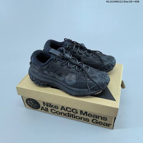 Nike ACG Mountain Fly 2 Low GTX Black Dark Grey Light Grey Orange EU 39-45 Trail Shoe - Unisex (BS-62047)