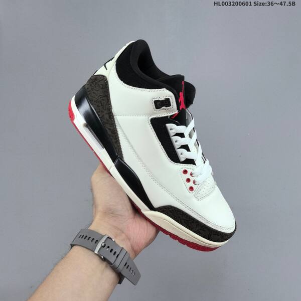 Jordan Air Jordan 3 OG white/black/red 36-47.5 basketball