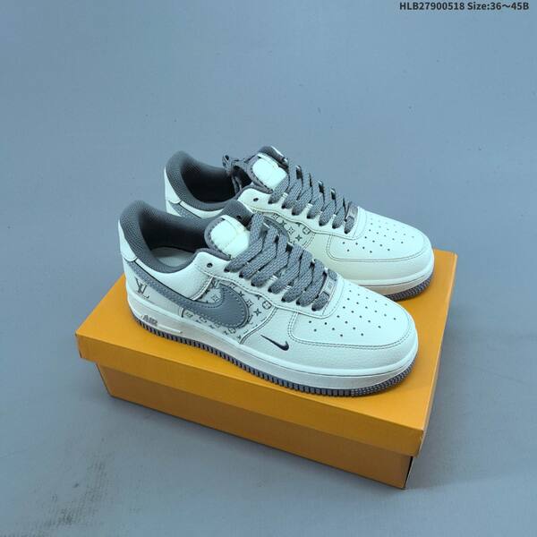 Nike Air Force 1 07 Low off white black grey EU 36-45 sneaker
