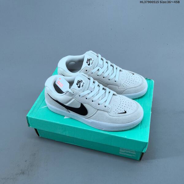 Nike SB Force 58 Light Grey Black White EU 36-45 skate shoe