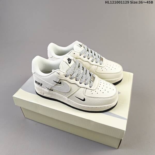 Nike Air Force 1 07 off white grey black EU 36-45 sneaker