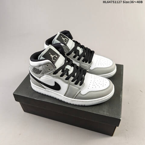 NIKE Air Jordan 1 Retro Mid AIR JORDAN 554724-174 36 36 5 37 5 38 38 5 3 Lifestyle - Women's (BS-67661)