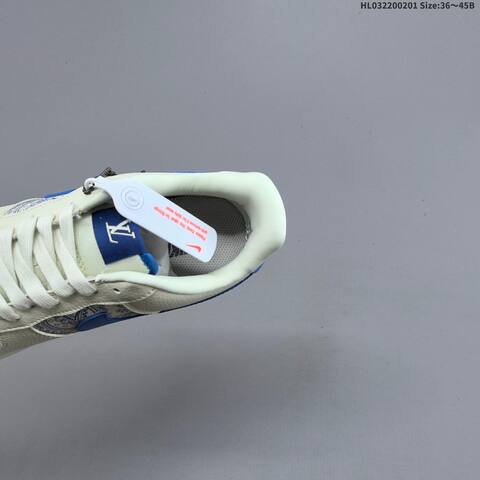 Nike Air Force 1 07 LV8 BK1916-009 Off White Royal Blue EU 36-45 Sneaker - Unisex (BS-61594)