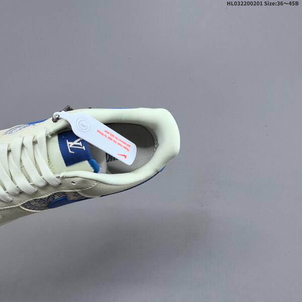 Nike Air Force 1 07 LV8 BK1916-009 off white royal blue EU 36-45 sneaker