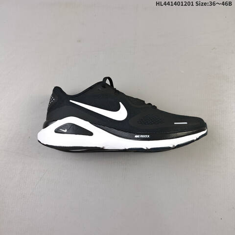 Nike Air Zoom Structure 26 Black White EU 36-46 Running Shoe - Unisex (BS-62903)