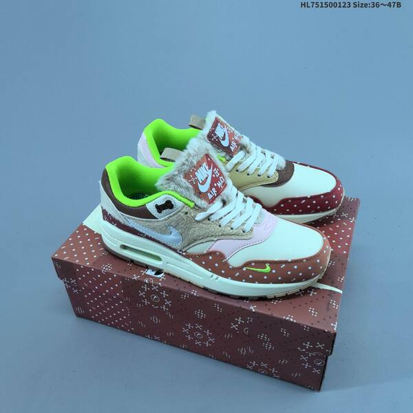 Nike Air Max 1 87 white dark green black pink brown blue cream EU 36-47 sneaker