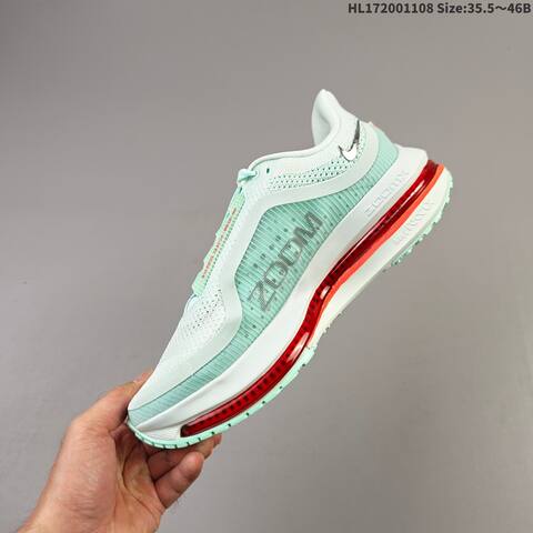 Nike Air Zoom Pegasus Premium Mint White Dark Grey Red EU 35 5-46 Running Shoe - Unisex (BS-63876)