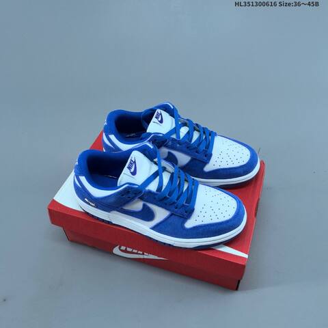 Nike SB Dunk Low White Blue EU 36-45 Skate Shoe - Unisex (BS-59903)