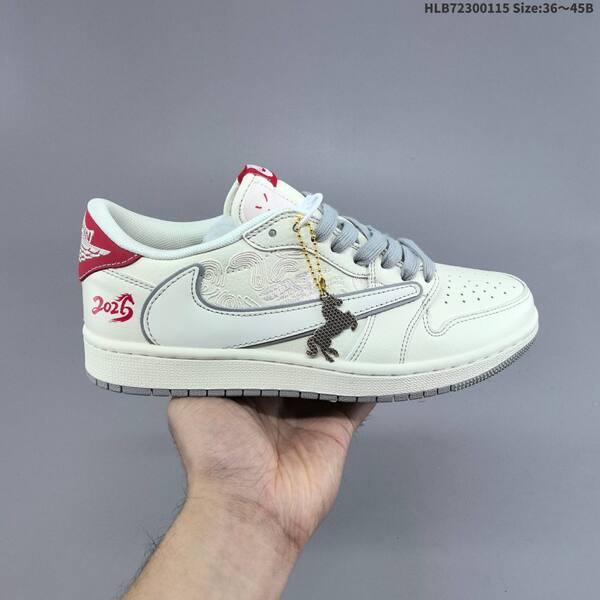 Jordan Travis Scott x Air Jordan 1 Low Sail/Red/Navy/Grey EU 36-45 casual