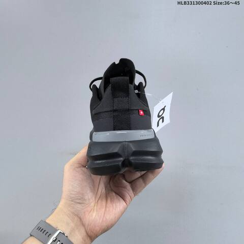 On Running Cloudpulse Next All Black Dark Grey EU 36-45 Running Shoe Running Sneakers - Unisex (BS-69649)