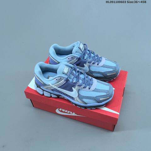 Nike Zoom Vomero 5 Light Blue Purple Grey Cream EU 36-45 Running Shoe - Unisex (BS-59992)