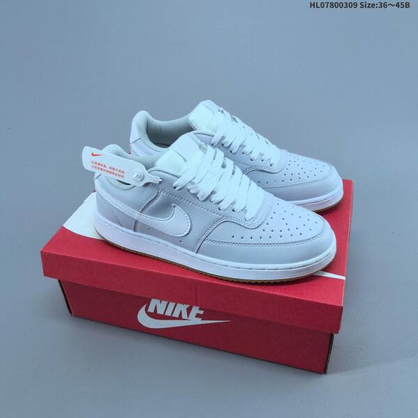 Nike Court Vision 1 Low white black yellow cream EU 36-45 skate shoe