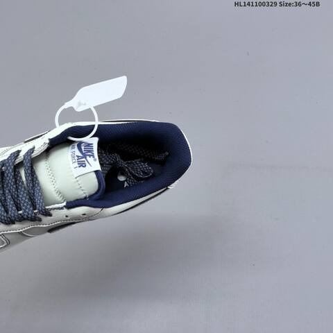 Nike Air Force 1 07 Sail White Navy Blue Black EU 36-45 Sneaker - Unisex (BS-61046)