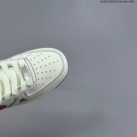 Nike Air Force 1 07 Low Off White Red Black EU 36-45 Sneaker - Unisex (BS-61819)