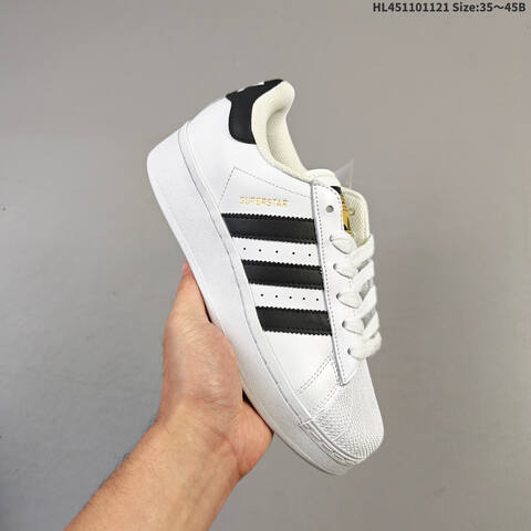 Adidas Superstar XLG IF9995 White Black Gold EU 35-45 Skate Shoe - Unisex (BS-65522)