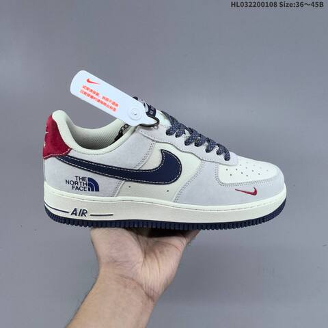 Nike Air Force 1 Low Cream Brown White EU 36-45 Sneaker - Unisex (BS-62125)