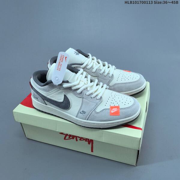Nike Air Jordan 1 Low navy blue / white / gray EU 36~45 lifestyle