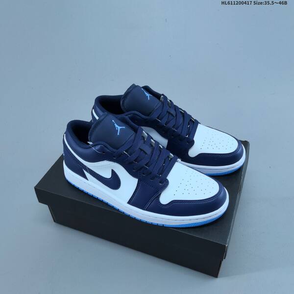 Jordan Air Jordan 1 Low Midnight Navy/University Blue 35.5~46B basketball