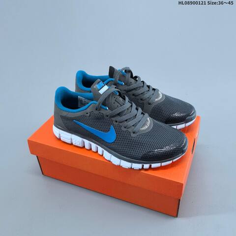 Nike Free 3 0 2 Dark Grey Blue White Black EU 36-45 Running Shoe - Unisex (BS-61845)