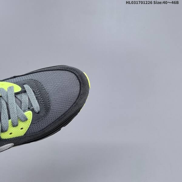 Nike Air Max 90 grey black neon yellow white EU 40-46 running shoe