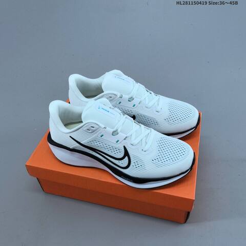 Nike Quest 6 White Red Neon Green Black EU 36-45 Running Shoe - Unisex (BS-60647)