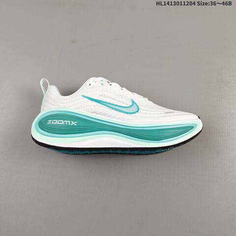 Nike Vomero Plus ReactX Air Zoom White Grey Black Teal EU 36-46 Running Shoe - Unisex (BS-62835)