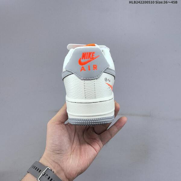 Nike Air Force 1 07 LV8 NH0601-605 light beige grey orange red EU 36-45 sneaker