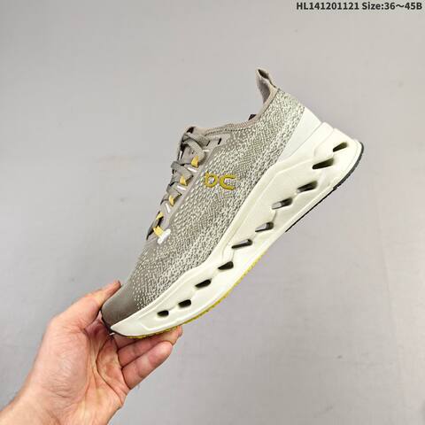 On Cloudsurfer Max Cream Beige Orange EU 36-45 Running Shoe Running Sneakers - Unisex (BS-69791)