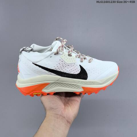 Nike ACG Zegama Trail 2 HV8113-005 Black White Grey Orange EU 36-45 Trail Shoe - Unisex (BS-62332)