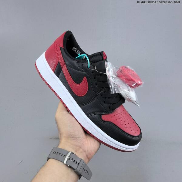 Jordan Air Jordan 1 Low OG black/red/white 36~46B casual