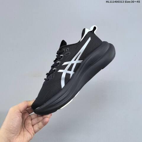 ASICS Gel Nimbus 27 Black Silver White EU 36-45 Running Shoe Running Sneakers - Unisex (BS-68996)