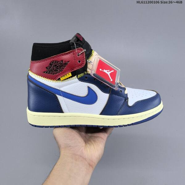 Jordan Air Jordan 1 Retro High blue/white/black/burgundy 36~46B lifestyle