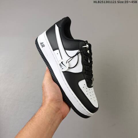 Nike Air Force 1 07 Black White EU 35-45 Sneaker - Unisex (BS-63303)