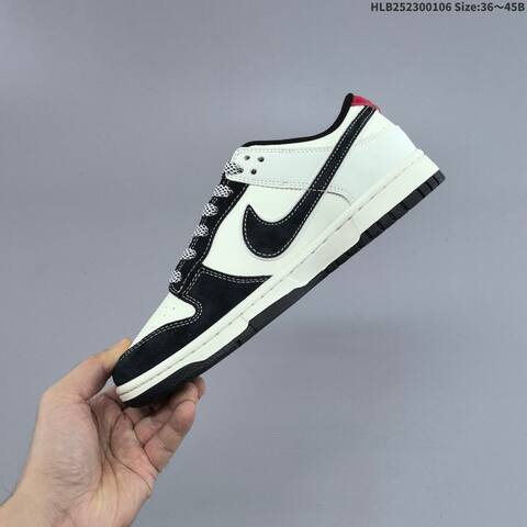Nike SB Dunk Low Retro DIY Year Of The Horse Off White Black Red EU 36-45 Skate Shoe - Unisex (BS-62210)