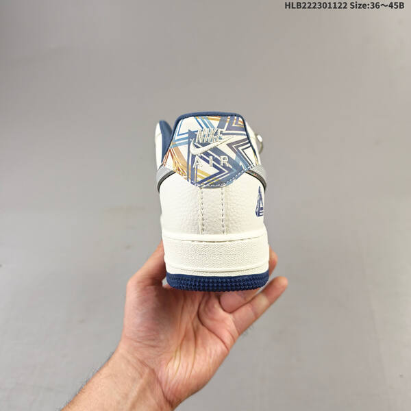 Nike Air Force 1 07 LV CW6871 77 sail navy blue gold white EU 36-45 sneaker