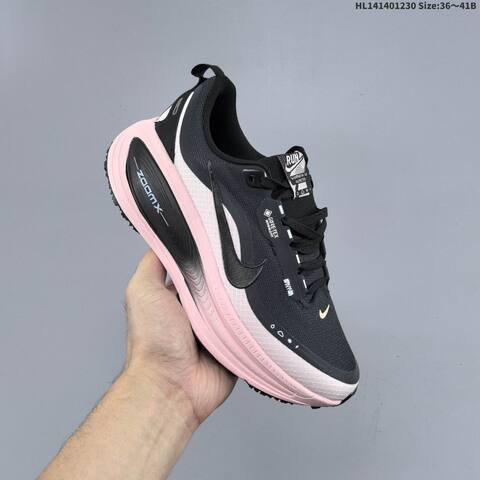 Nike Vomero 18 GTX Black Light Pink White EU 36-41 Running Shoe - Unisex (BS-62314)