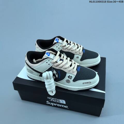 Nike SB Dunk Low Off White Dark Grey Black Yellow EU 36-45 Skate Shoe - Unisex (BS-61273)