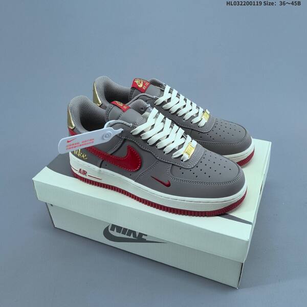 Nike Air Force 1 07 Low light beige yellow black white EU 36-45 sneaker