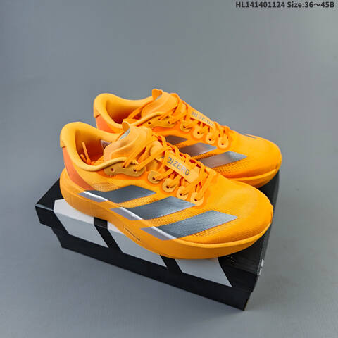 Adidas Adizero Evo SL JS4488 Bright Orange Silver EU 36 45 Running Shoe EU 36-45 - Unisex (BS-65474)
