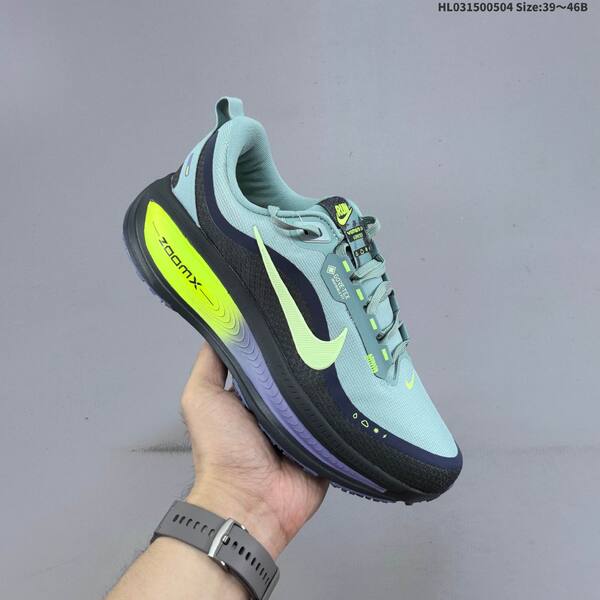 Nike Vomero 18 GTX mint green neon yellow dark purple black EU 39-46 running shoe