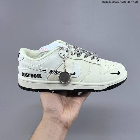 Nike SB Dunk Low Off White Black Yellow Brown Orange EU 36-45 Skate Shoe - Unisex (BS-61455)