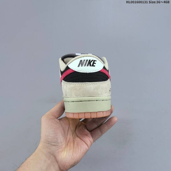 Nike SB Dunk Low khaki black red grey EU 36-46 skate shoe