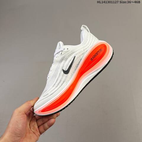 Nike Vomero Plus ReactX Air Zoom White Black Bright Red Pink EU 36-46 Running Shoe - Unisex (BS-63006)