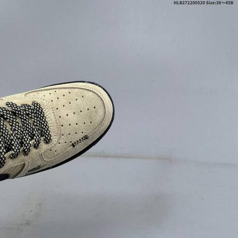 Nike Air Force 1 07 Low Supreme Beige Black EU 36-45 Sneaker - Unisex (BS-60243)