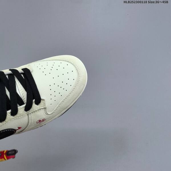 Nike Dunk Low off white black red EU 36-45 skate shoe
