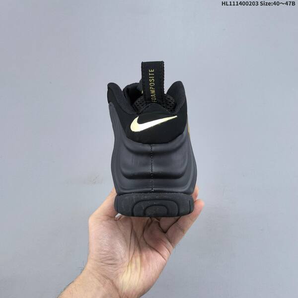 Nike Air Foamposite One black metallic gold EU 40-47 basketball shoe