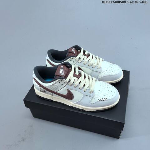 Nike Dunk Low Off White Black Red EU 36 45 Skate Shoe EU 36-45 - Unisex (BS-60444)