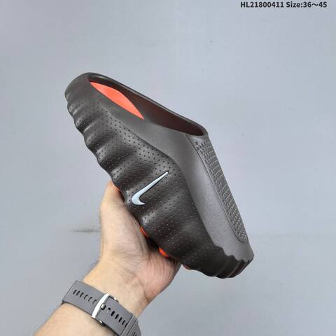 Nike Mind 001 Black Orange Grey EU 36-45 Slides - Unisex (BS-60810)